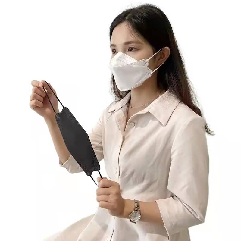 Mascarilla protectora desechable civil negra blanca servicio personalizado OEM 3ply mascarillas de tela no tejida fundida por soplado mascarillas desechables con lazo para la oreja