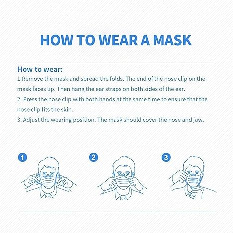 Mascarillas desechables 3 de ply con orejeras, adecuadas para el hogar, la escuela, la oficina y al aire libre (verde)