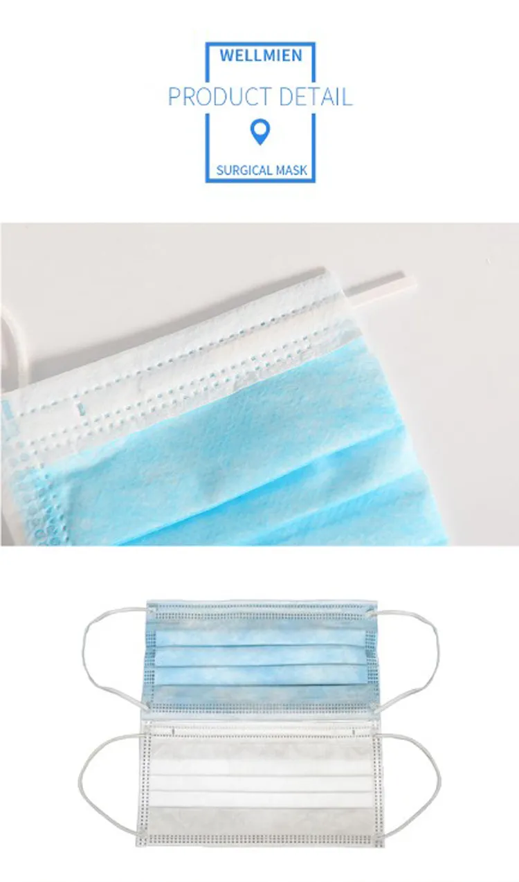 Detalle de mascarilla con elástico
