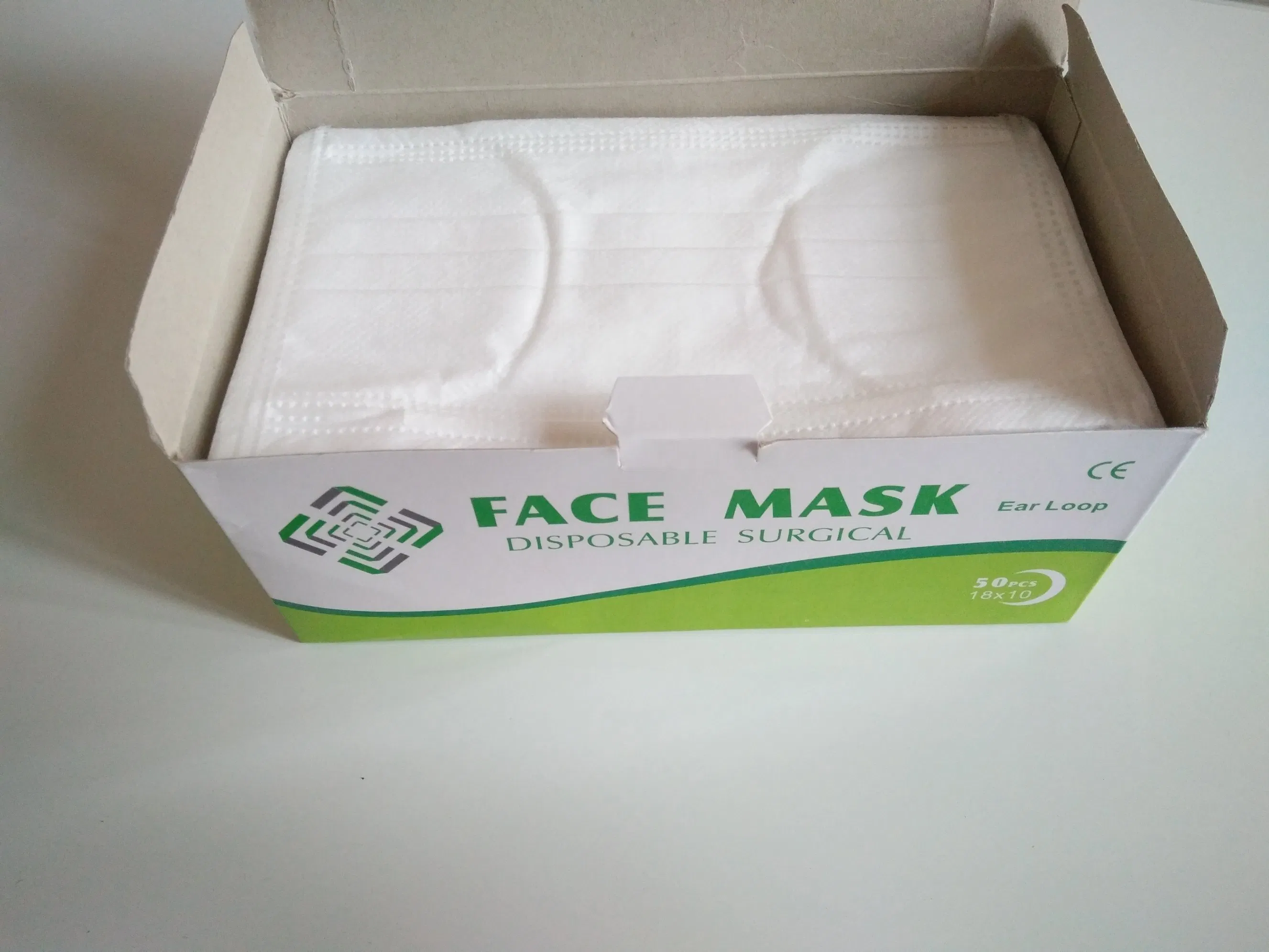 3 Mascarilla desechable civil de tela no tejida con ganchos para las orejas