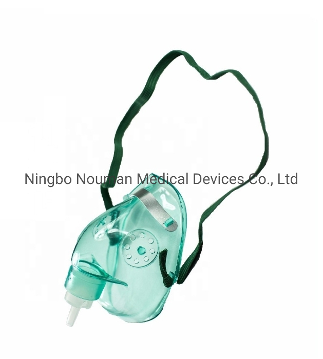 Fabricante Fábrica de China Niño Adulto CE ISO FDA Alta Calidad Desechable Grado Médico PVC con 2m Tubo 7FT Tubo Máscara Venturi Máscara de Nebulizador Máscara de Oxígeno