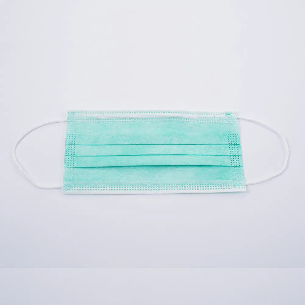 Mascarilla desechable azul de protección personal de tela no tejida 3-Ply 2000/Case