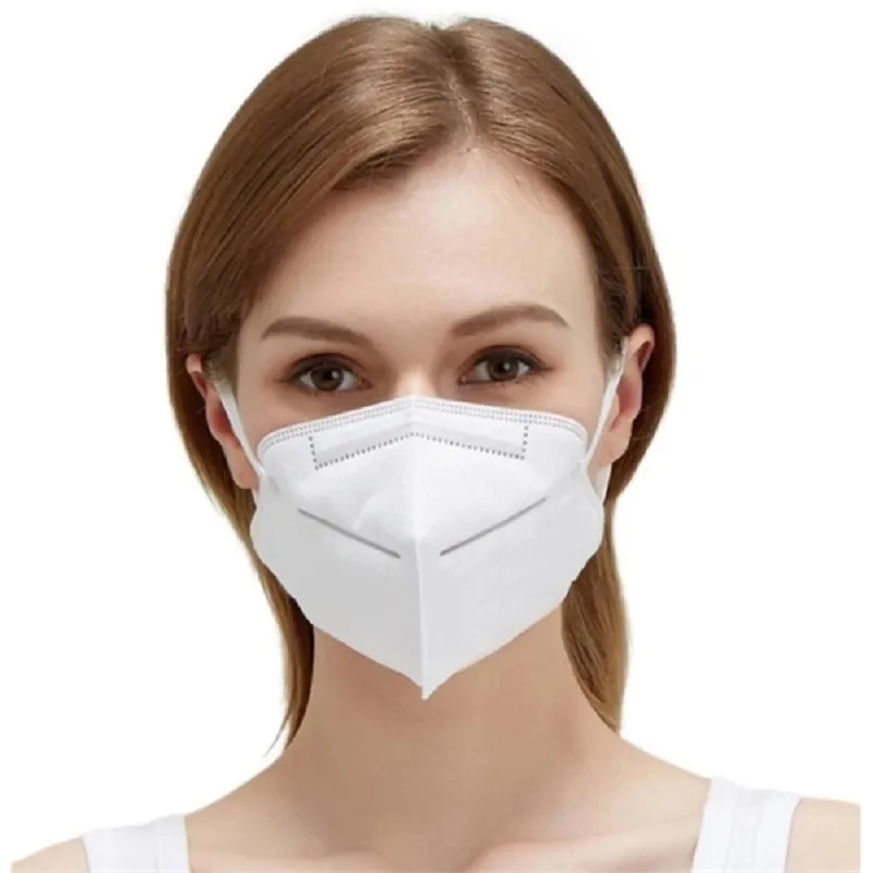 Mascarilla Protectora Personal KN95 Plegable para Respirar Desechable GB2626 Capas 5 Mascarilla Facial Sin Válvula de Aire KN95