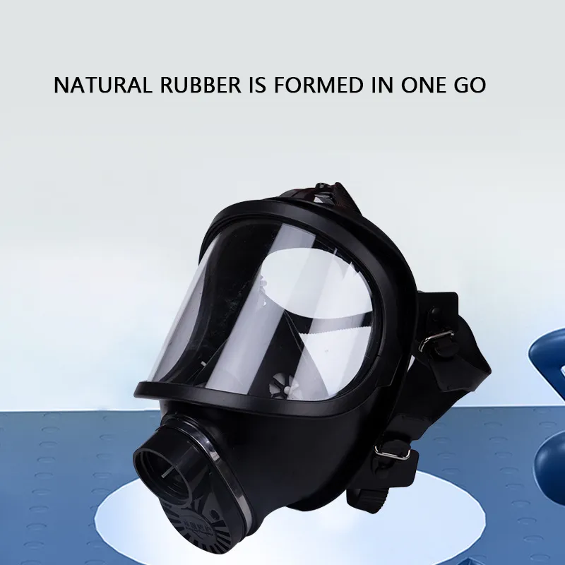 Máscara de gas de doble filtro Protección respiratoria industrial de seguridad