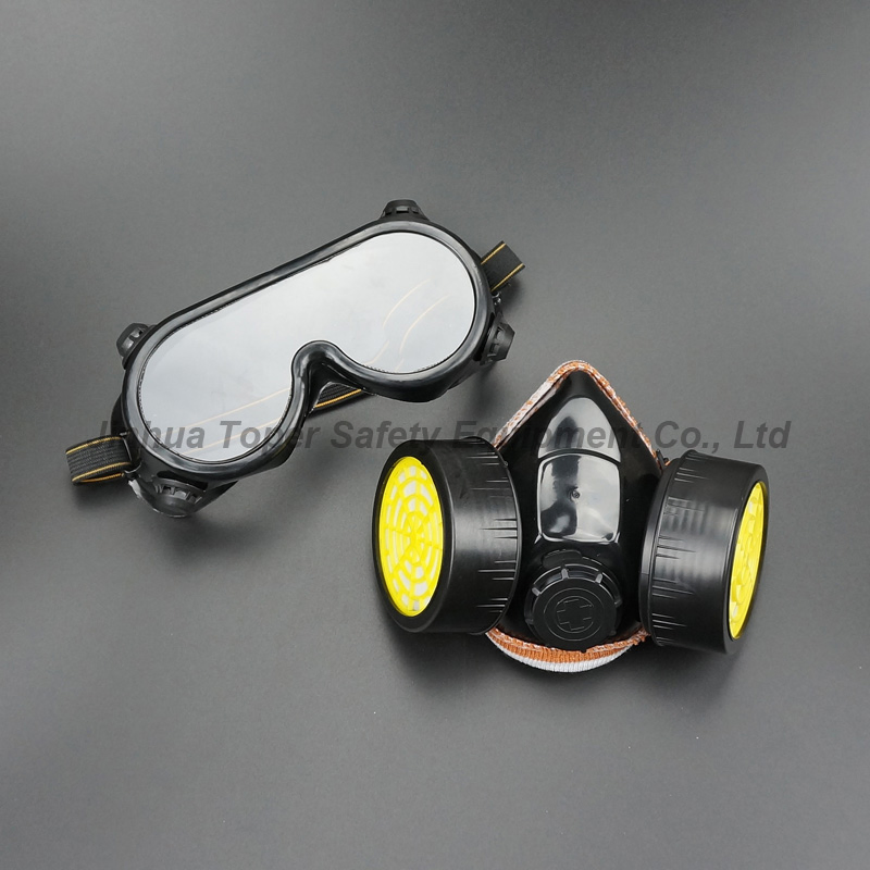 Máscaras respiratorias químicas de cartucho único para productos de seguridad (CR305)