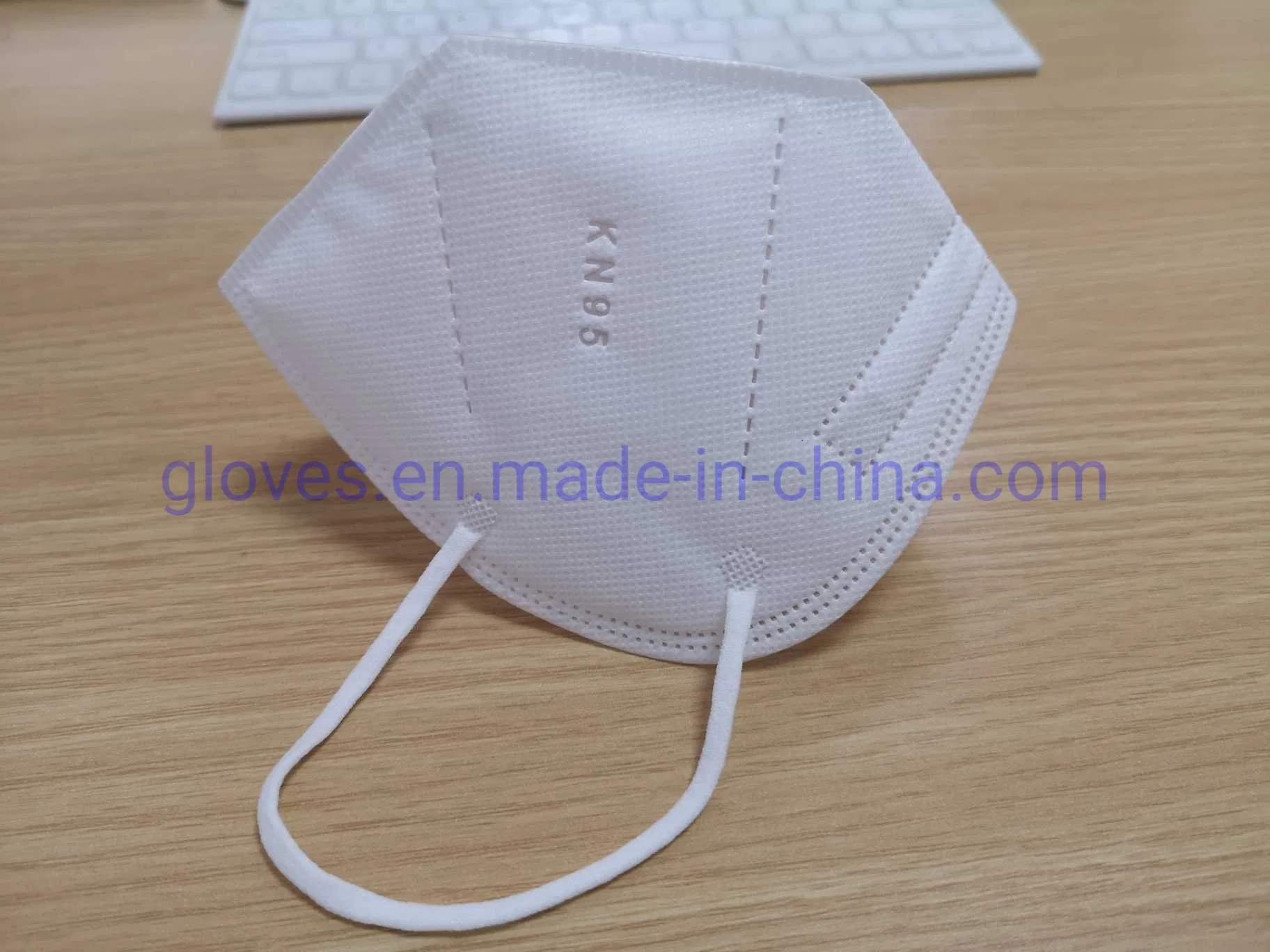 Máscara facial protectora personal de bucle elástico Anti Dusk 5 Layer Security KN95 Bfe95