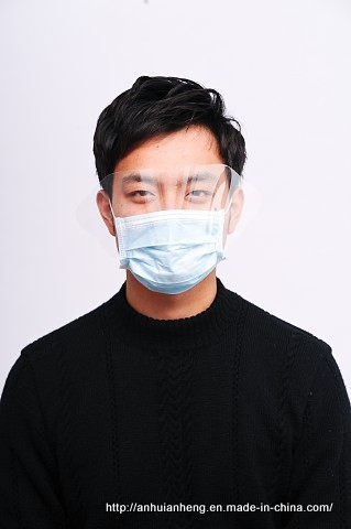 Mascarillas desechables 3-Ply con cobertura facial y ganchos elásticos para el hogar, oficina, escuela y al aire libre