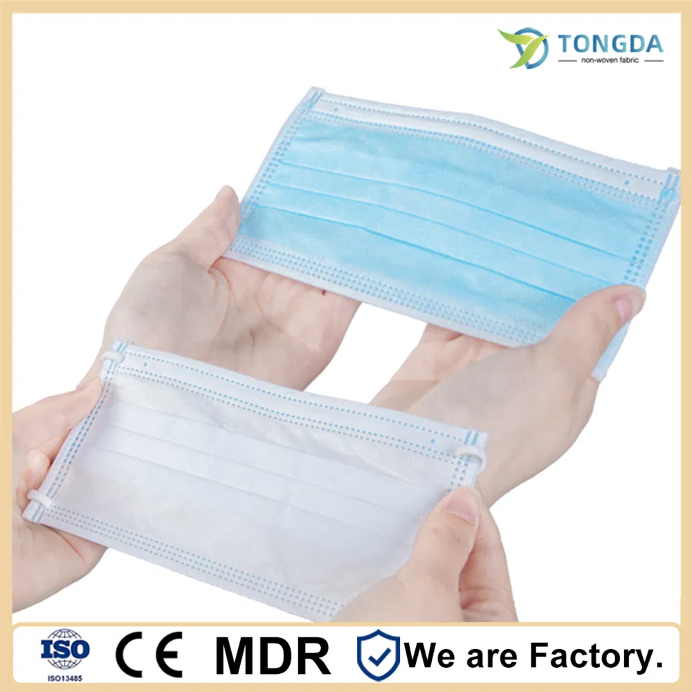 Mascarillas quirúrgicas al por mayor consumibles médicos desechables 3ply mascarilla facial médica