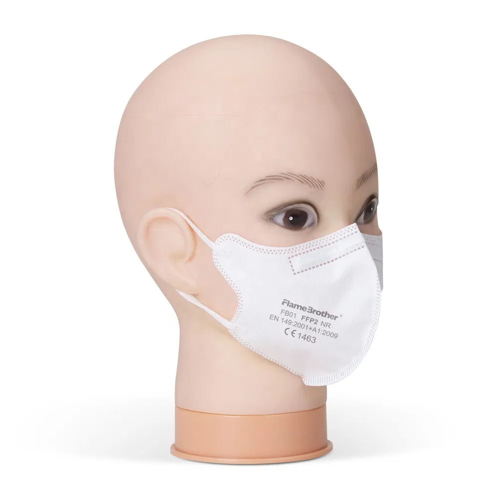 Niño Antiviral FFP2 Respirador Desechable para Niños FFP2 Mascarilla contra el Polvo para Uso Escolar