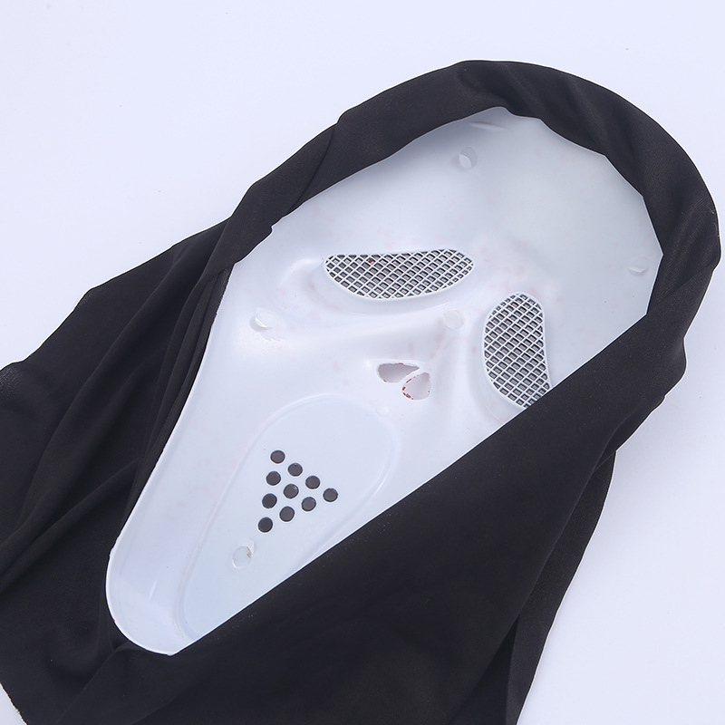 Máscara de grito de Halloween disfraz de cosplay cara de fantasma asesino de Halloween adulto de alta calidad