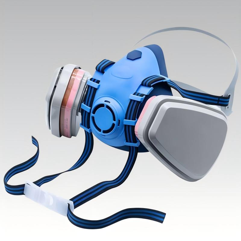 En 140 Mascarilla respiratoria industrial para protección contra polvo y productos químicos
