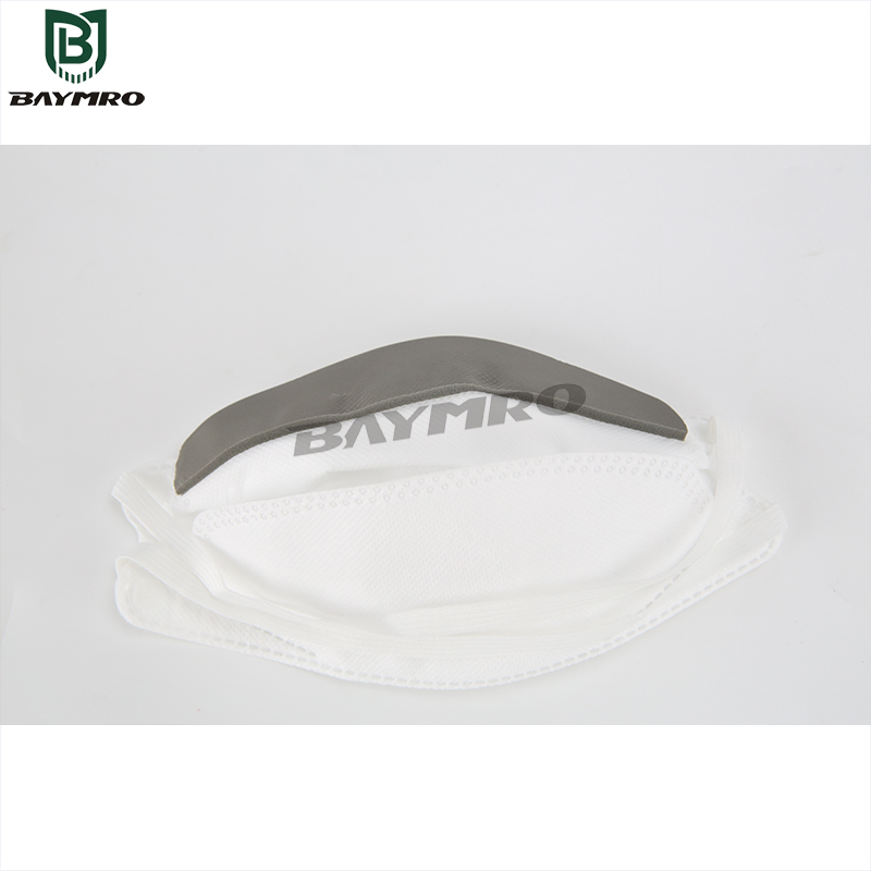 Mascarilla desechable en forma de boca de pez de cuatro capas, a prueba de polvo, no tejida, con válvula de seguridad protectora según AS/NZS 1716