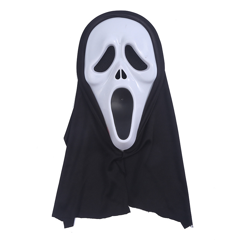 Máscara de grito de Halloween disfraz de cosplay cara de fantasma asesino de Halloween adulto de alta calidad