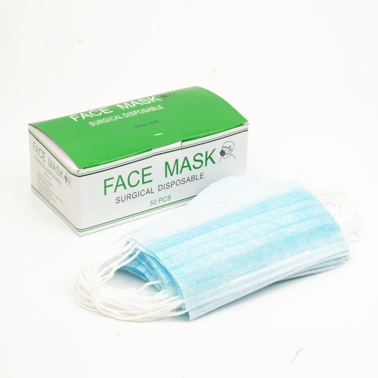 Mascarilla Quirúrgica No Tejida de Uso Diario para la Salud 3ply