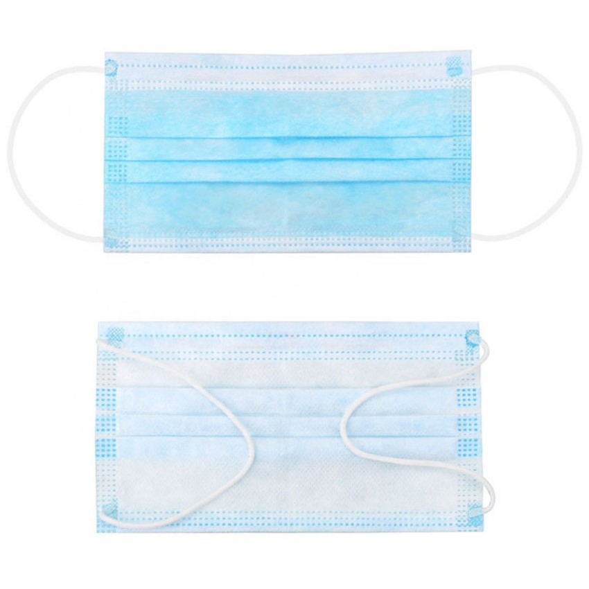 Mascarilla Protectora Antibacteriana a Prueba de Polvo 3-Layer con Diseño Cómodo de Asa para Uso Médico y Diario