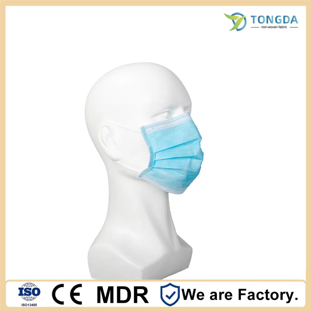 Mascarilla para adultos 3ply Cubierta facial quirúrgica Mascarillas a bajo precio