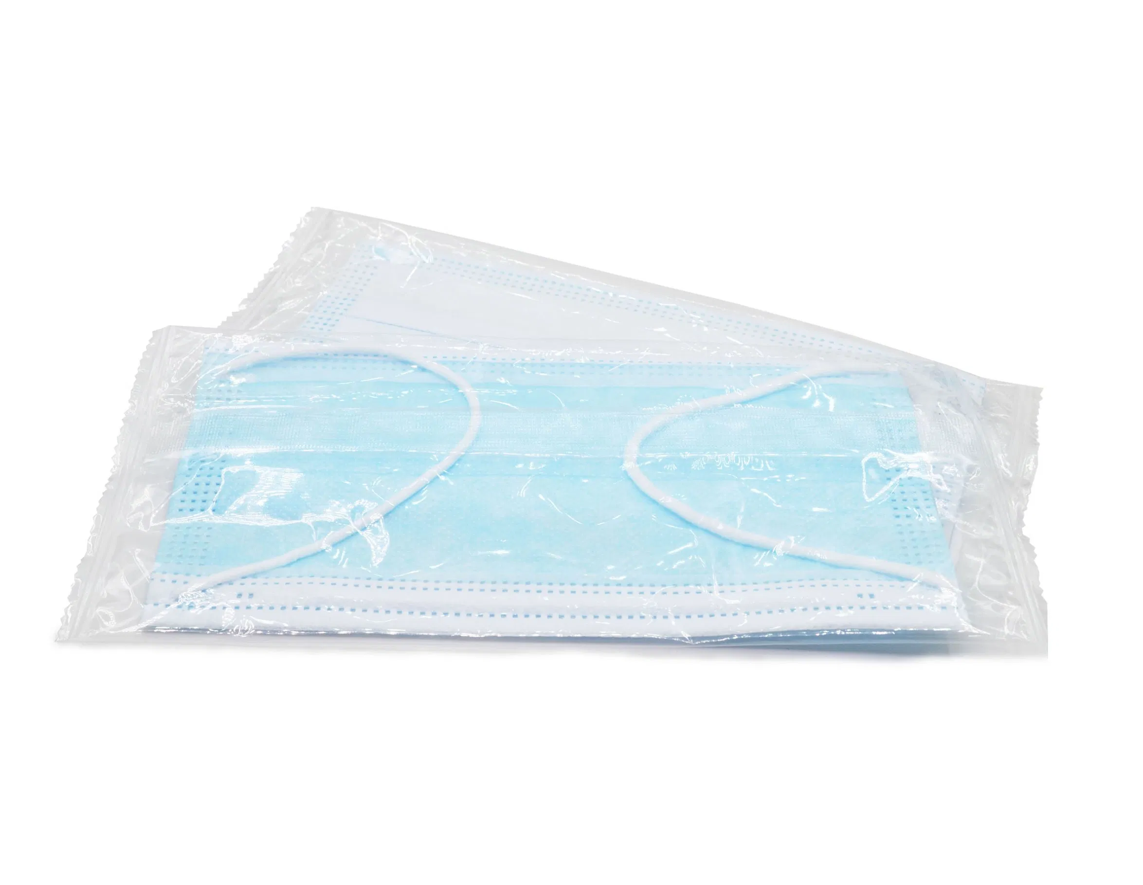Mascarilla desechable, 3-Ply mascarillas para adultos, con lazos elásticos para las orejas para el hogar, la oficina, la escuela y al aire libre