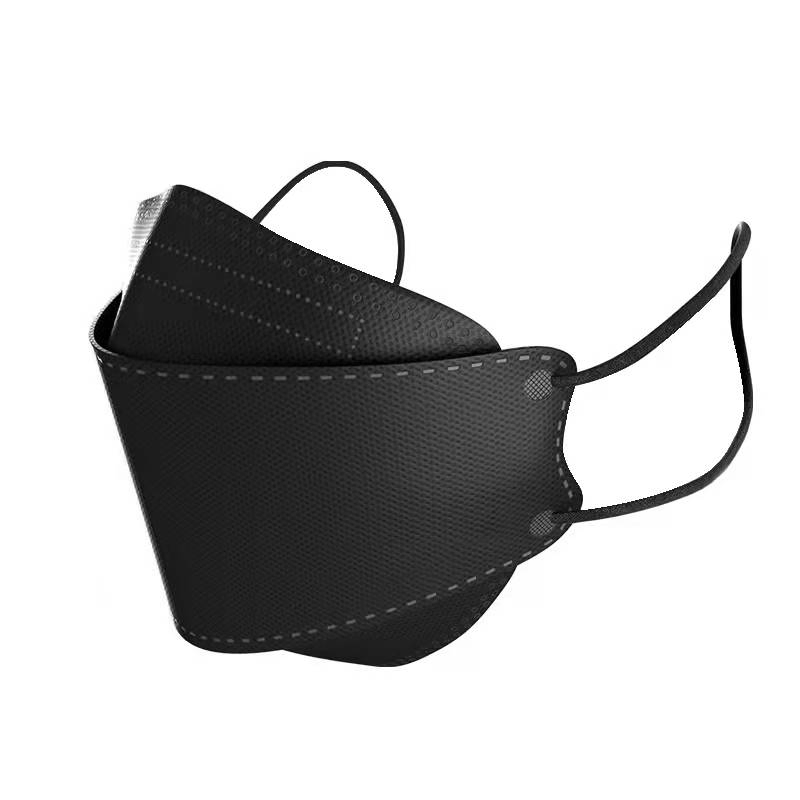 Mascarilla protectora desechable civil negra blanca servicio personalizado OEM 3ply mascarillas de tela no tejida fundida por soplado mascarillas desechables con lazo para la oreja
