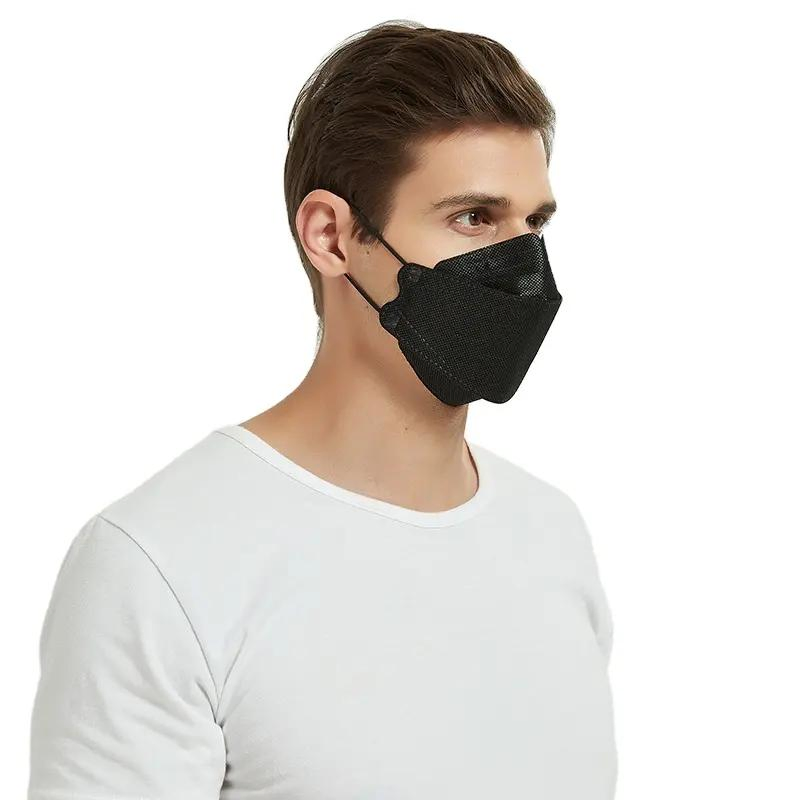 SJ KF94 Fabricante de mascarillas de China Protección premium contra el polvo Paquete individual Desechable Impermeable 4 Capa mascarilla quirúrgica KF94