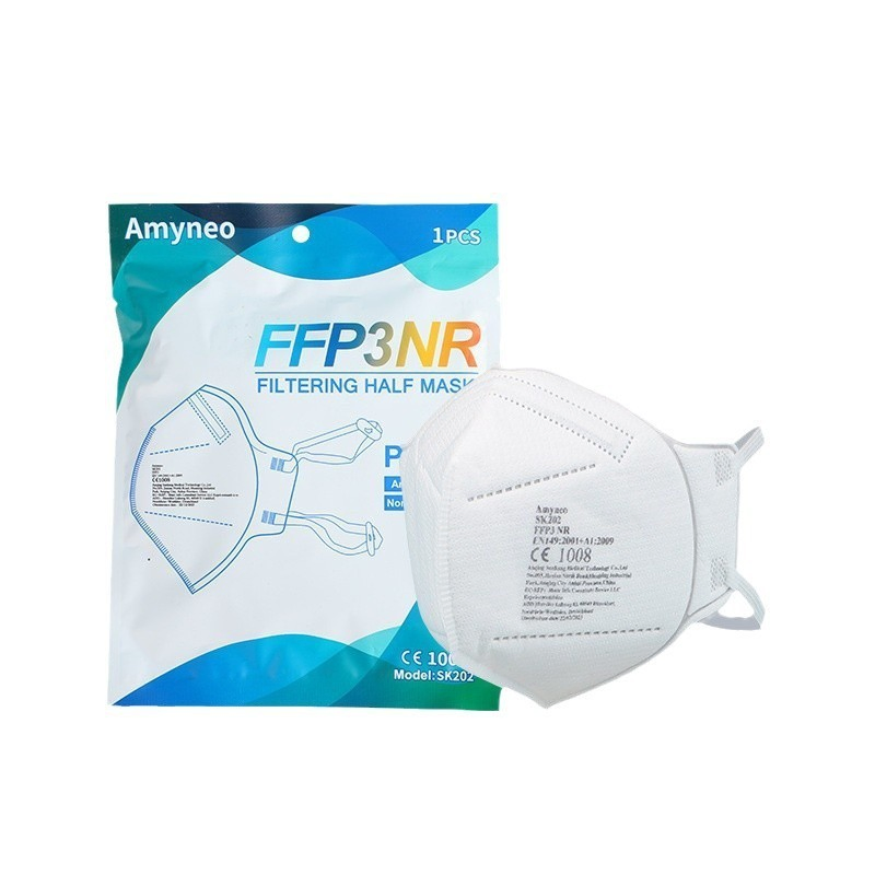 Tamaño Adulto FFP3 Mascarillas Plegables con Cómodo Cabezal