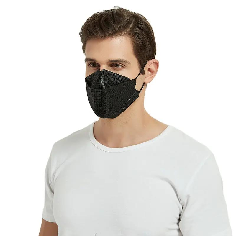 SJ KF94 Fabricante de mascarillas de China Protección premium contra el polvo Paquete individual Desechable Impermeable 4 Capa mascarilla quirúrgica KF94