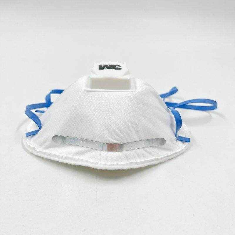 Mascarilla de seguridad respiratoria en forma de copa para construcción