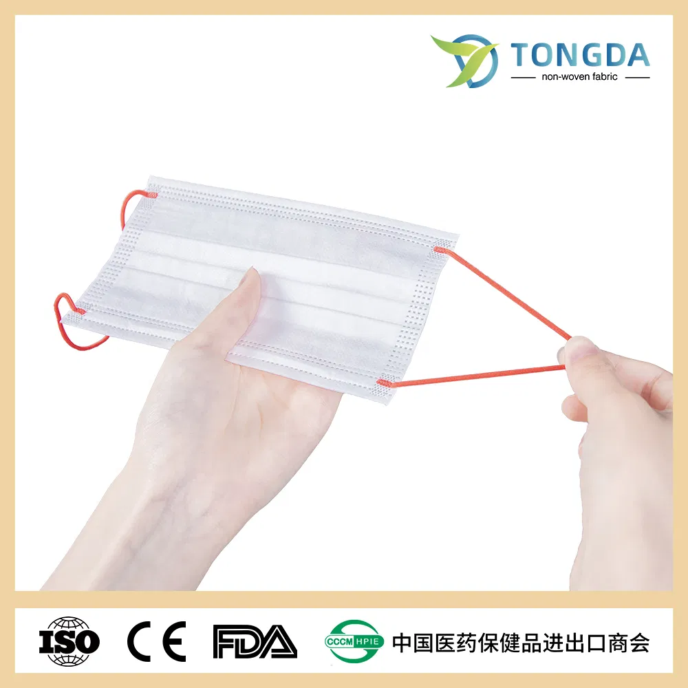 Paquete OEM Máscara facial desechable de bucle de oreja colorido