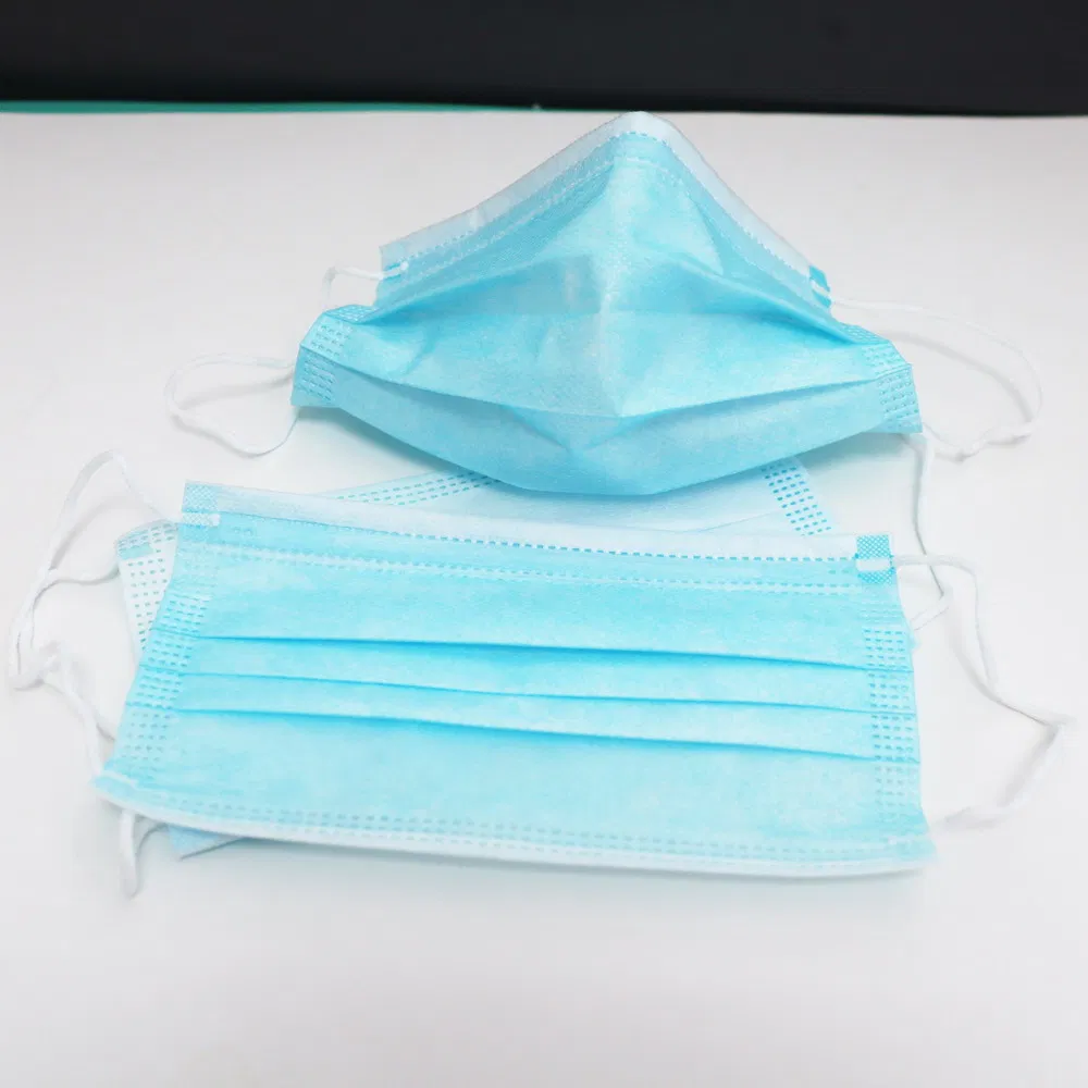 Máscara de Protección Civil en Bulto 3 Capa Desechable Protectora de Tela No Tejida
