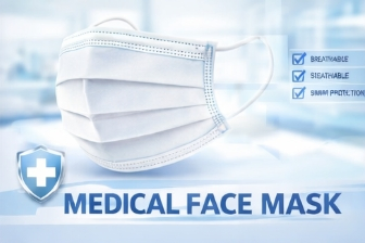 Mascarilla desechable de alta filtración, Bfe ≥99%, grado médico, directo del fabricante