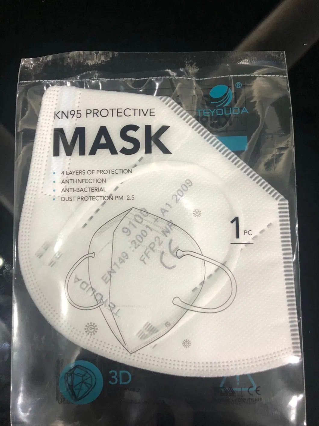 Especificaciones de la mascarilla