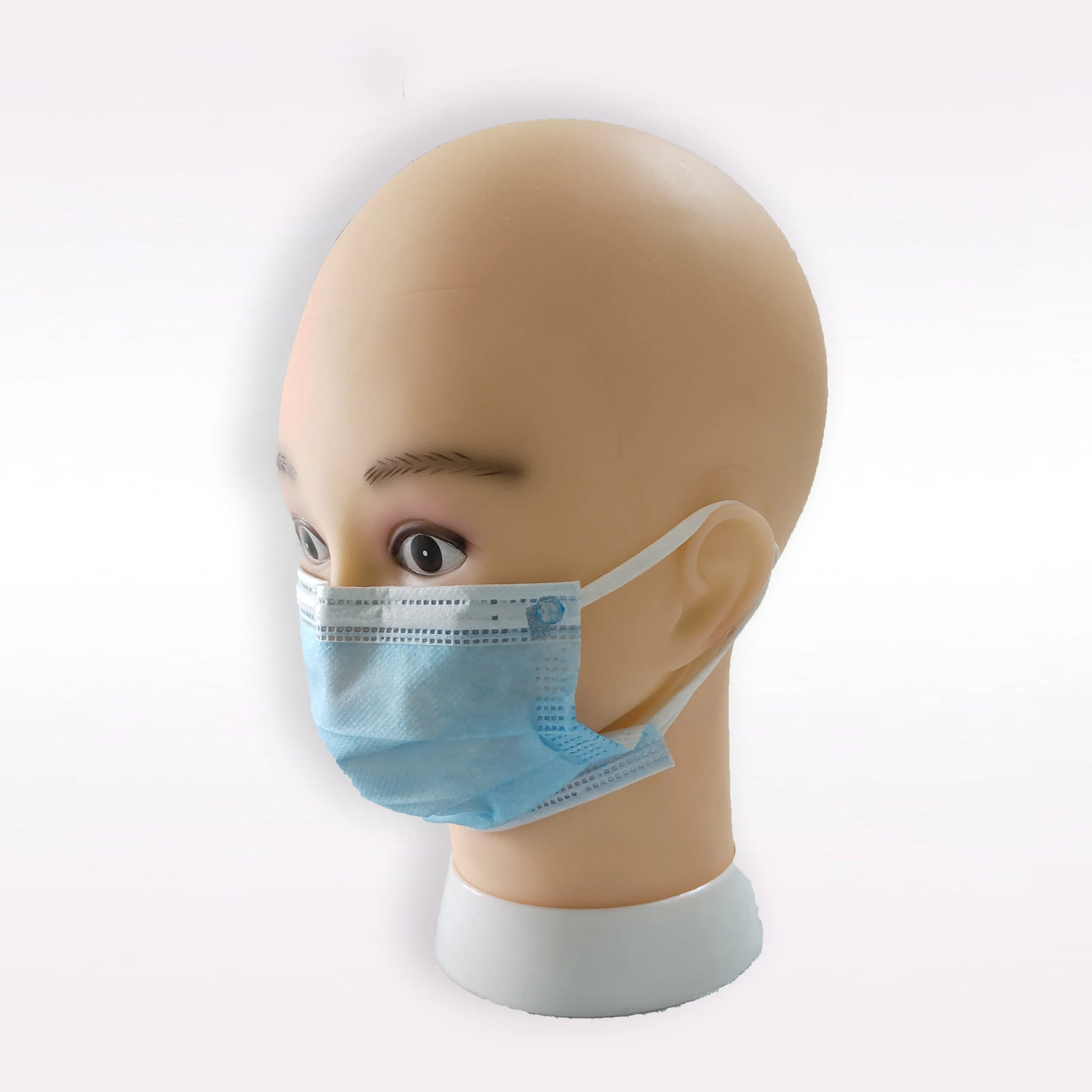 Mascarilla para niños CE Tga Nmpa 3 Mascarilla desechable para niños con orejeras 3ply Mascarilla para niños, máscaras para niños, color azul, mascarilla de diseño, protectora