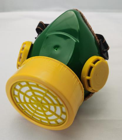 Mascarilla respiratoria de medio rostro de PVC con seguridad de cartucho único 305 máscara de polvo máscara protectora de gas respirador de calidad
