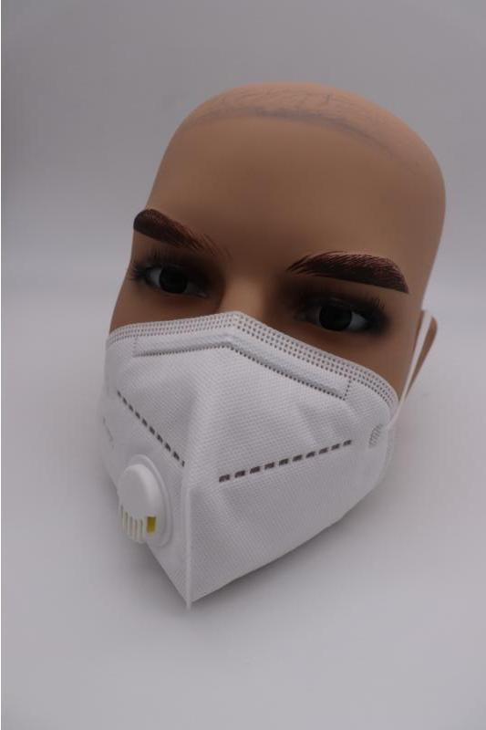 3-Layers Mascarilla de tela meltblown con válvula de respiración para polvo