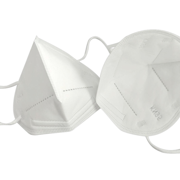 Mascarilla de media cara plegable no tejida con ganchos para uso personal