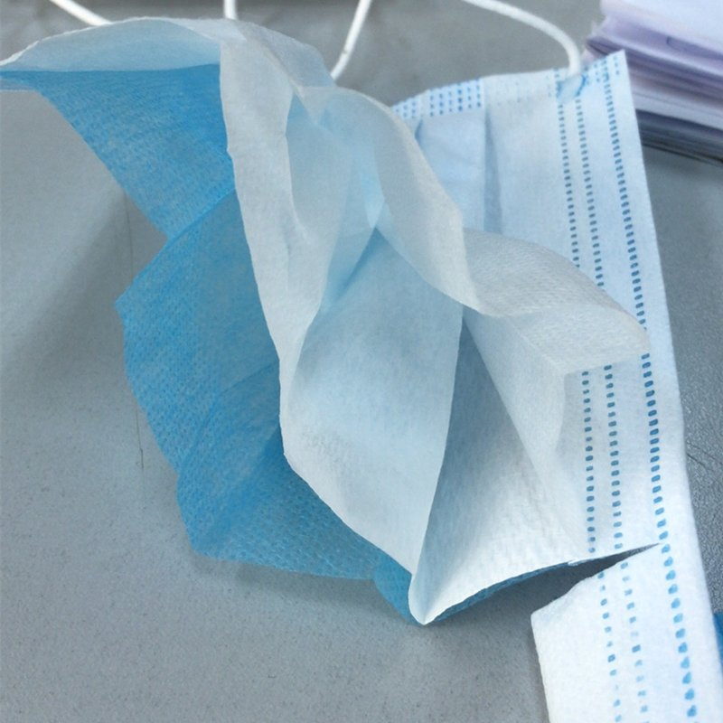 Médico-quirúrgicas/Civil Ce Anti Virus Earloop máscaras faciales 3 telas de protección desechables Non-Woven Máscara de cara plana