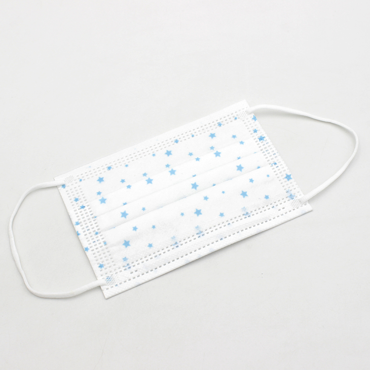 Mascarilla desechable 3-Ply tamaño infantil con estampados adorables y bonitos, uso médico y no médico, hospital, clínica dental, uso diario