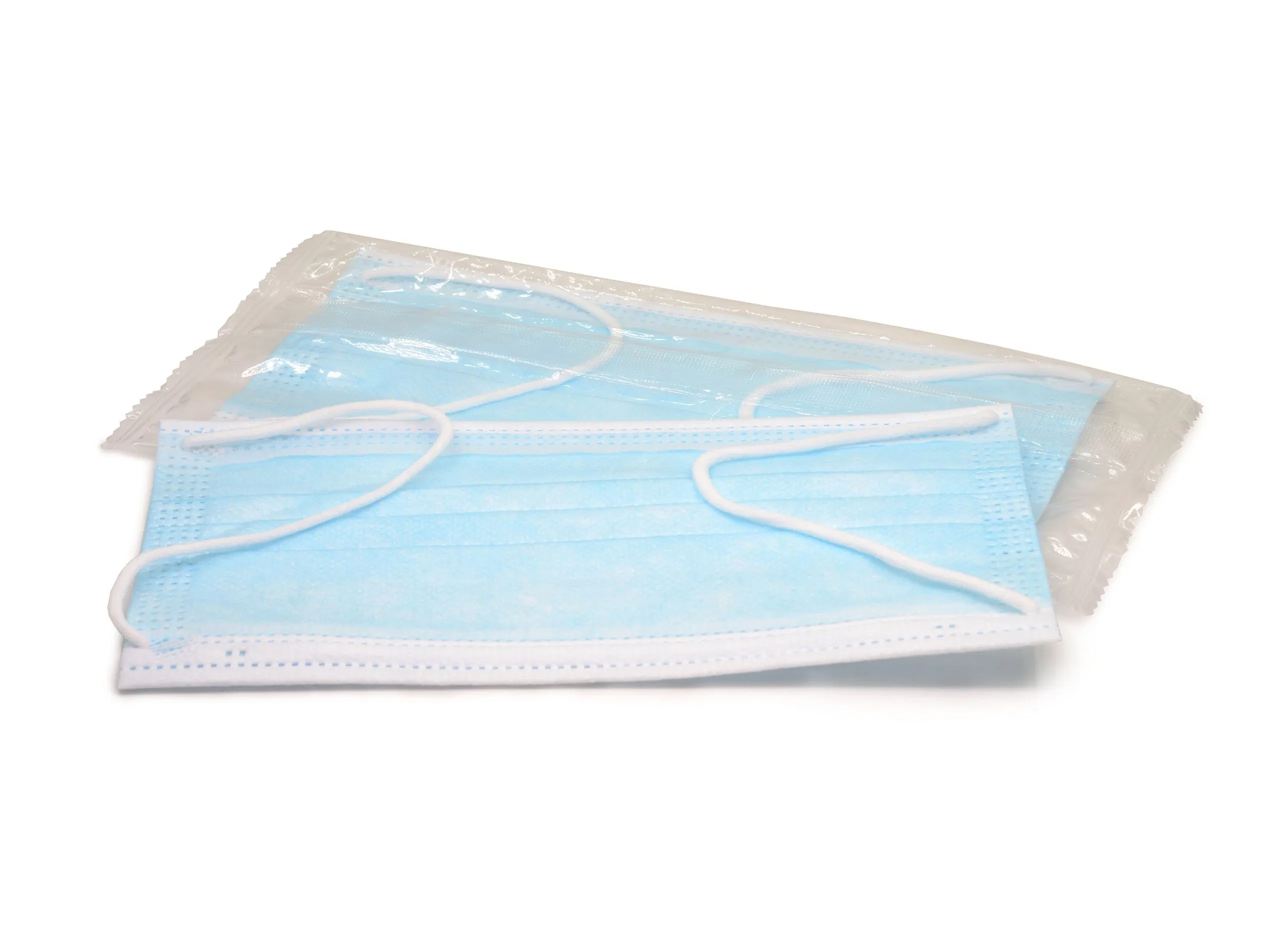 Mascarilla desechable 3 de tela no tejida con lazo para las orejas, adecuada para el hogar, la escuela, la oficina y al aire libre