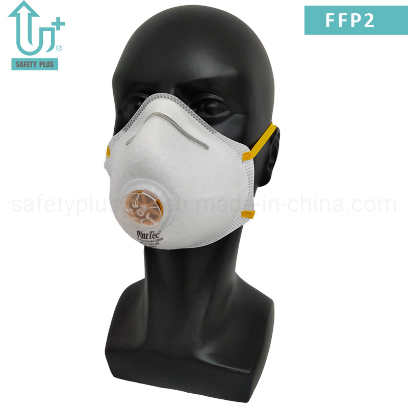 Mascarilla de respiración desechable para protección contra el polvo de carpintería con válvula N95 FFP2