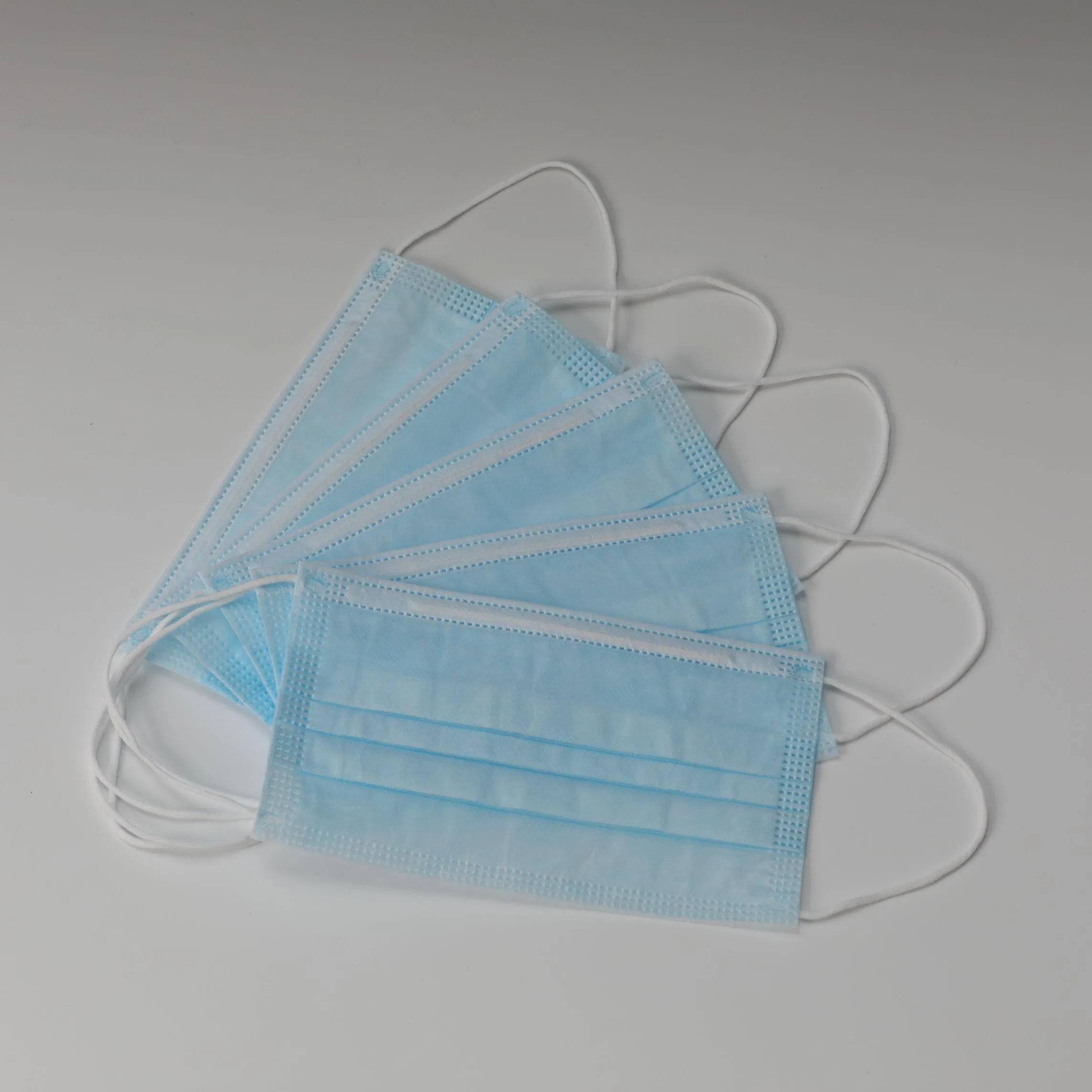 3 Mascarilla quirúrgica desechable de protección con orejeras para protección personal