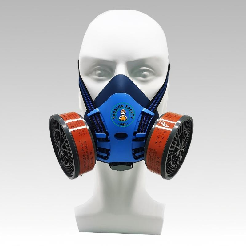 En 140 Mascarilla respiratoria industrial para protección contra polvo y productos químicos