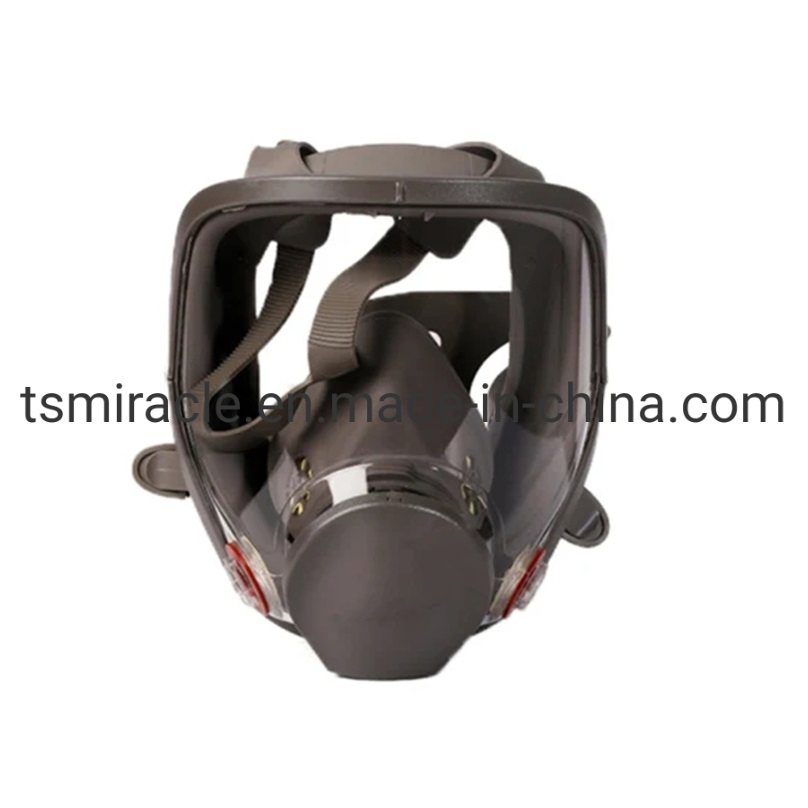 Máscara de gas de doble filtro Protección respiratoria industrial de seguridad