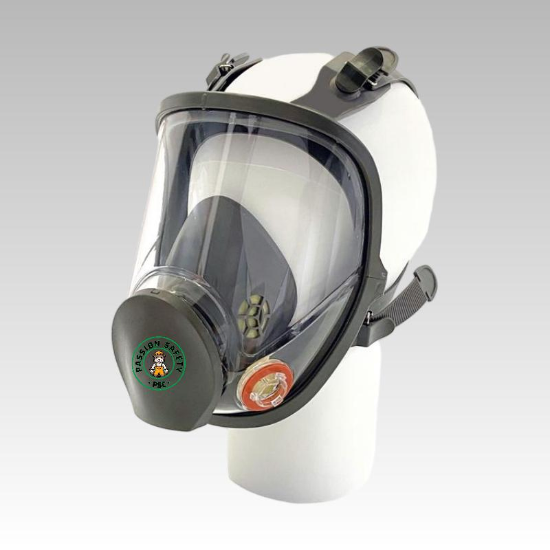 Mascarilla de gas de cara completa PPE para protección respiratoria industrial