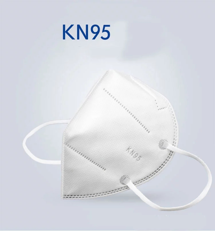 Mascarilla Protectora Personal KN95 Plegable para Respirar Desechable GB2626 Capas 5 Mascarilla Facial Sin Válvula de Aire KN95