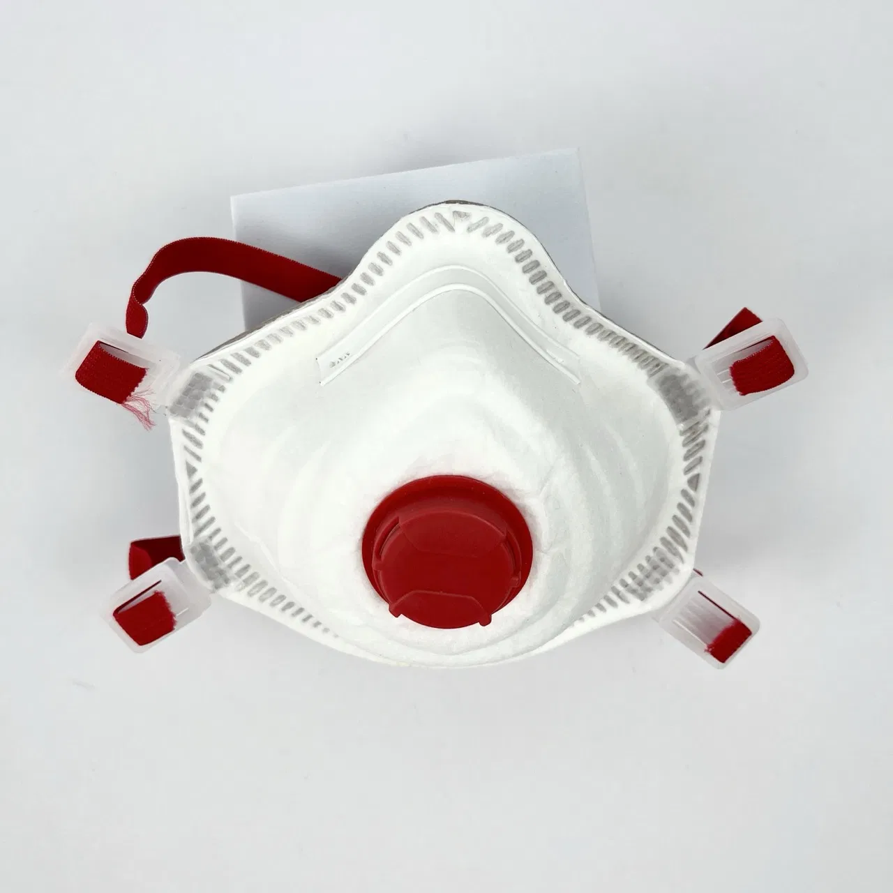 Mascarilla de polvo con válvula en forma de copa para protección industrial en construcción