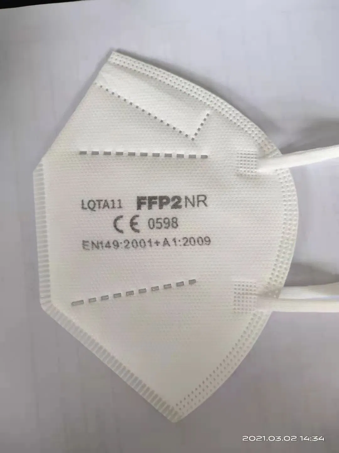 KN95/ Kf94 Respirador de Protección Personal En149 GB2626-2019 Mascarilla FFP2 Mascarilla