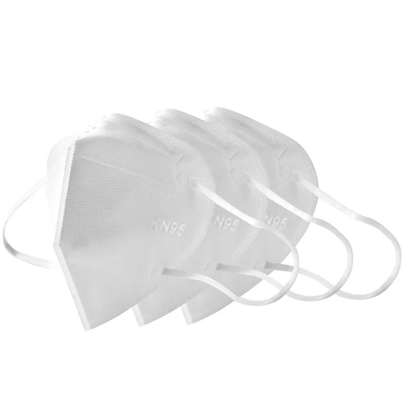 Mascarilla Protectora Personal KN95 Plegable para Respirar Desechable GB2626 Capas 5 Mascarilla Facial Sin Válvula de Aire KN95