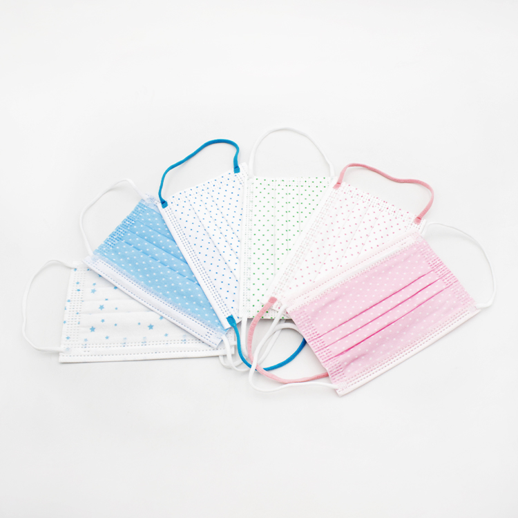 Mascarilla desechable 3-Ply tamaño infantil con estampados adorables y bonitos, uso médico y no médico, hospital, clínica dental, uso diario