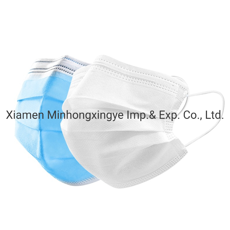 3-Ply 3 Capas 3ply Máscara facial desechable personalizada protectora de tela no tejida de fusión en caliente para adultos y niños