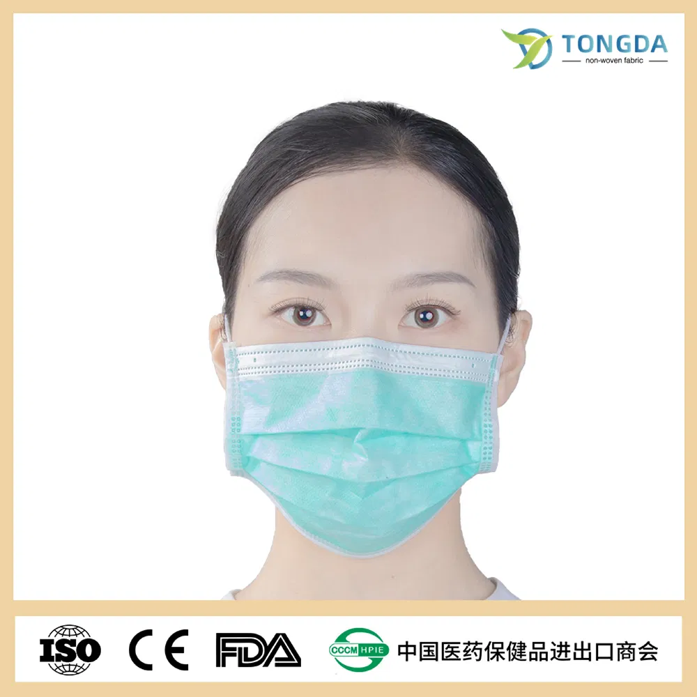 Mascarilla quirúrgica desechable de alta filtración y cómoda 3 capas