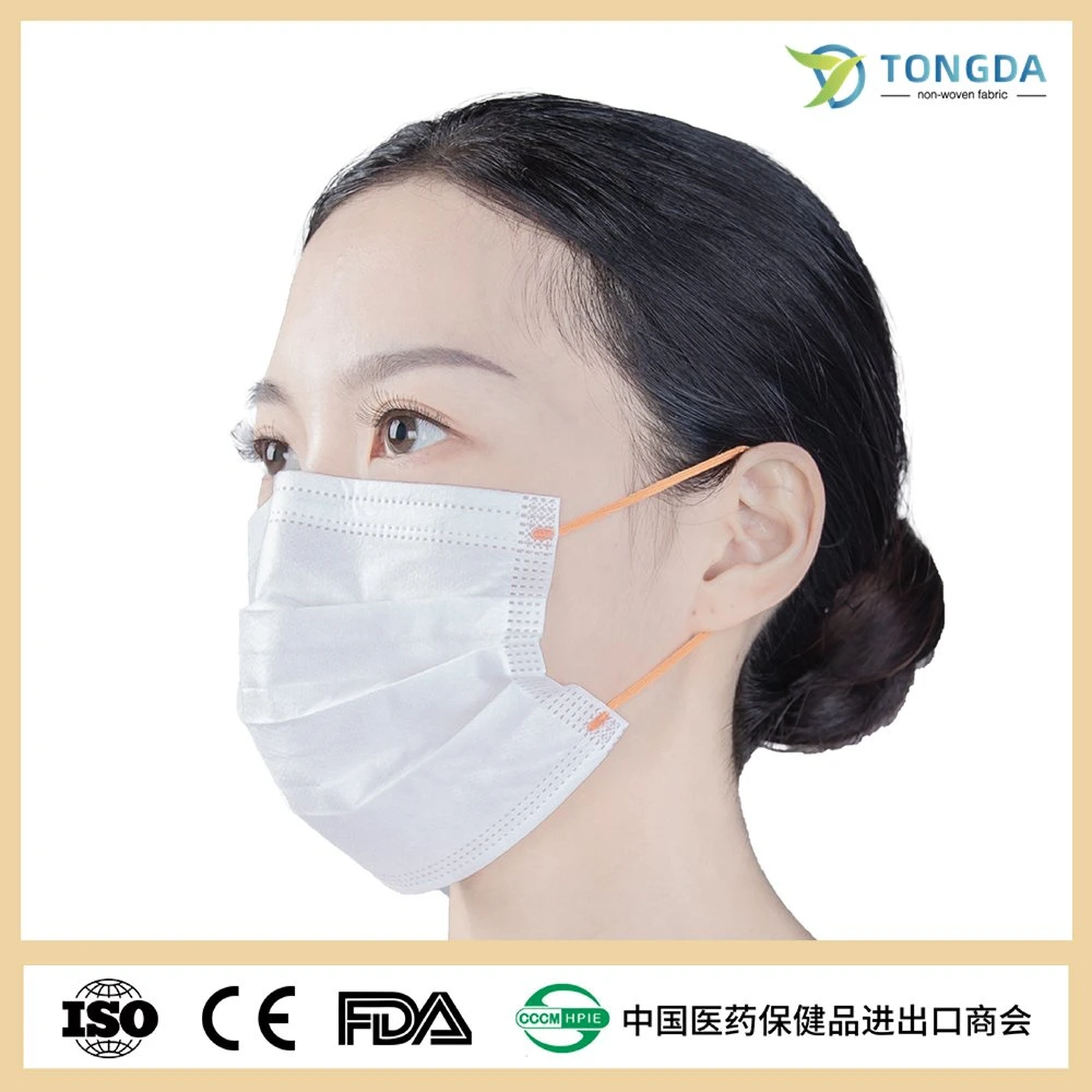 Paquete OEM Máscara facial desechable de bucle de oreja colorido